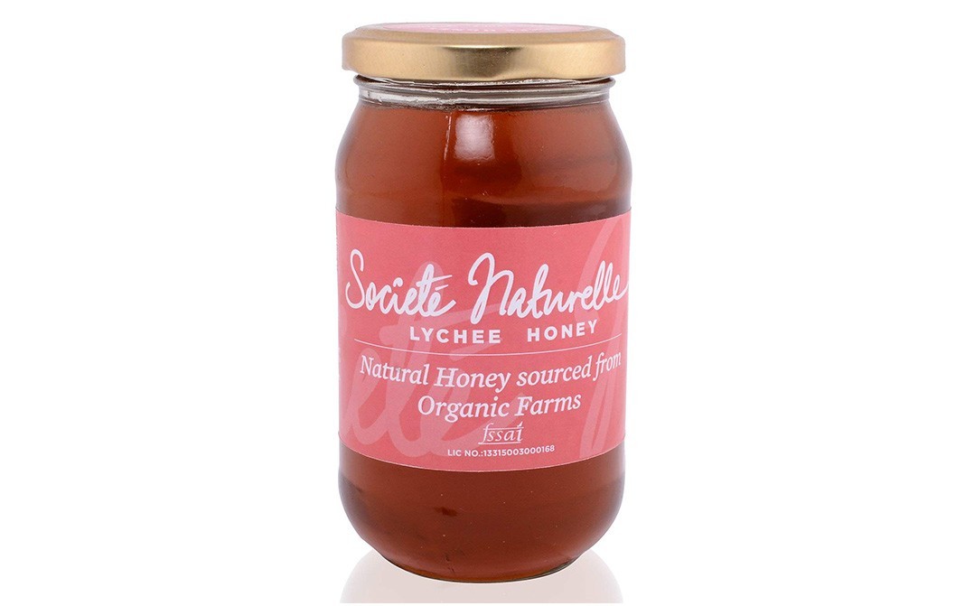 Societe Naturelle Lychee Honey    Glass Jar  500 grams